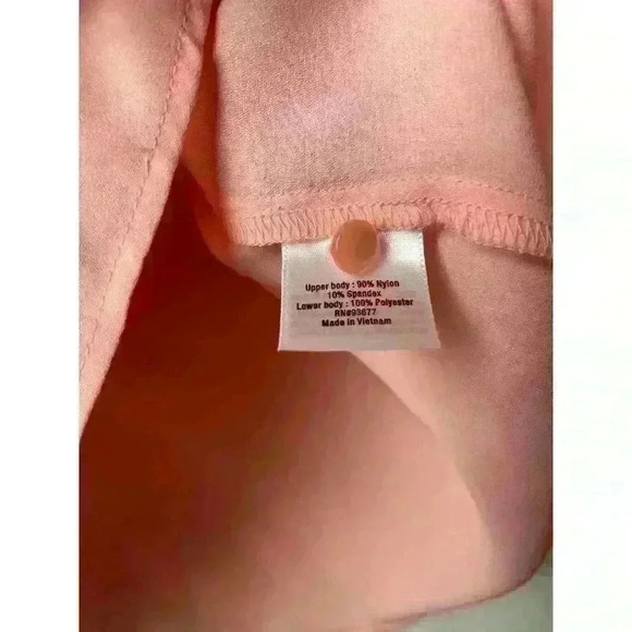 ana scoop tank blouse sz large peach color high neck tank blouse womens - Picture 4 of 6